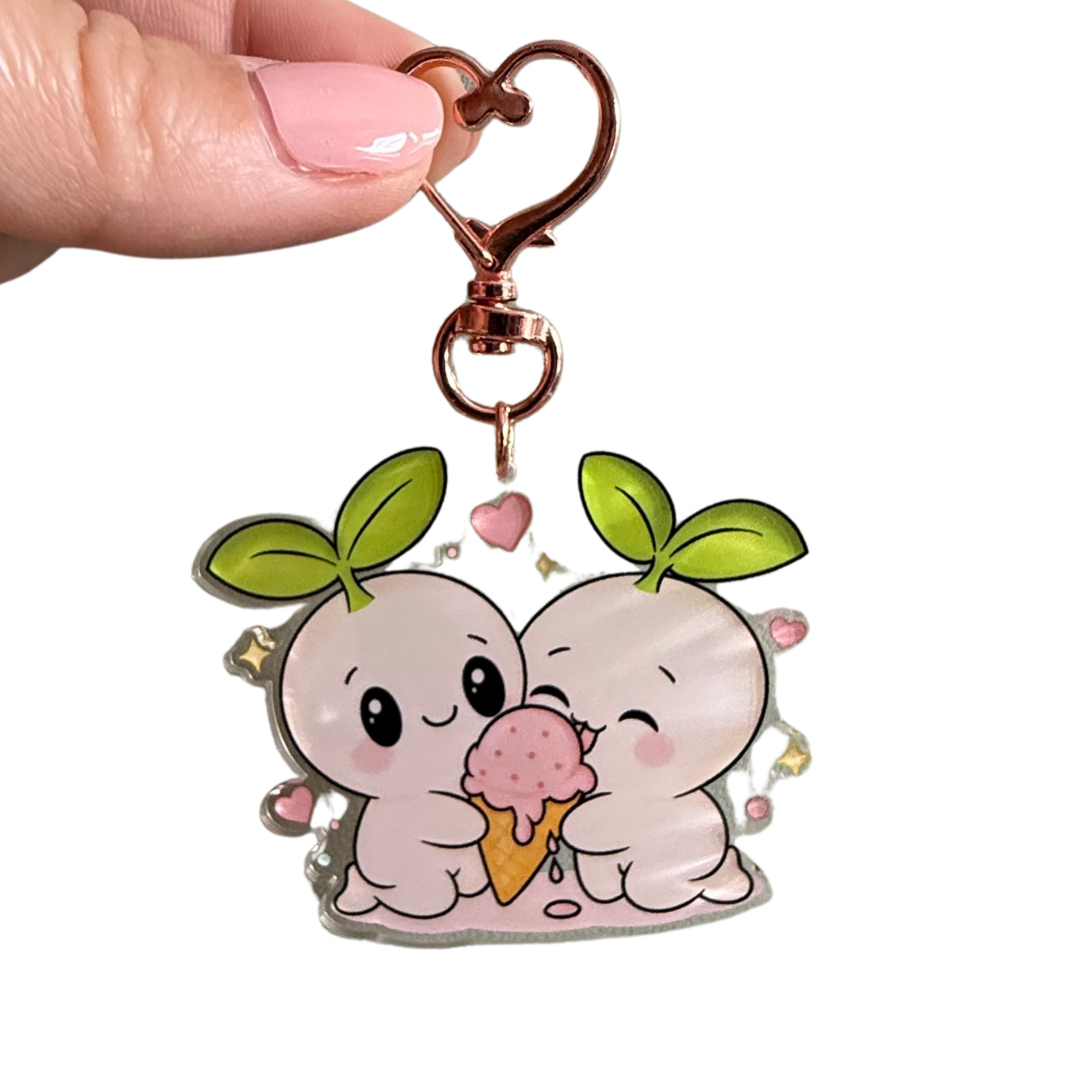 Sharing Gelato - Acryl Keychain