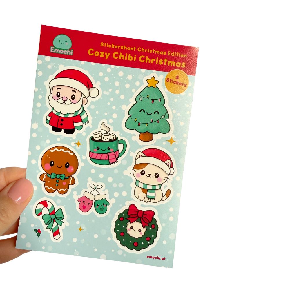 Cozy Chibi Christmas – Stickersheet
