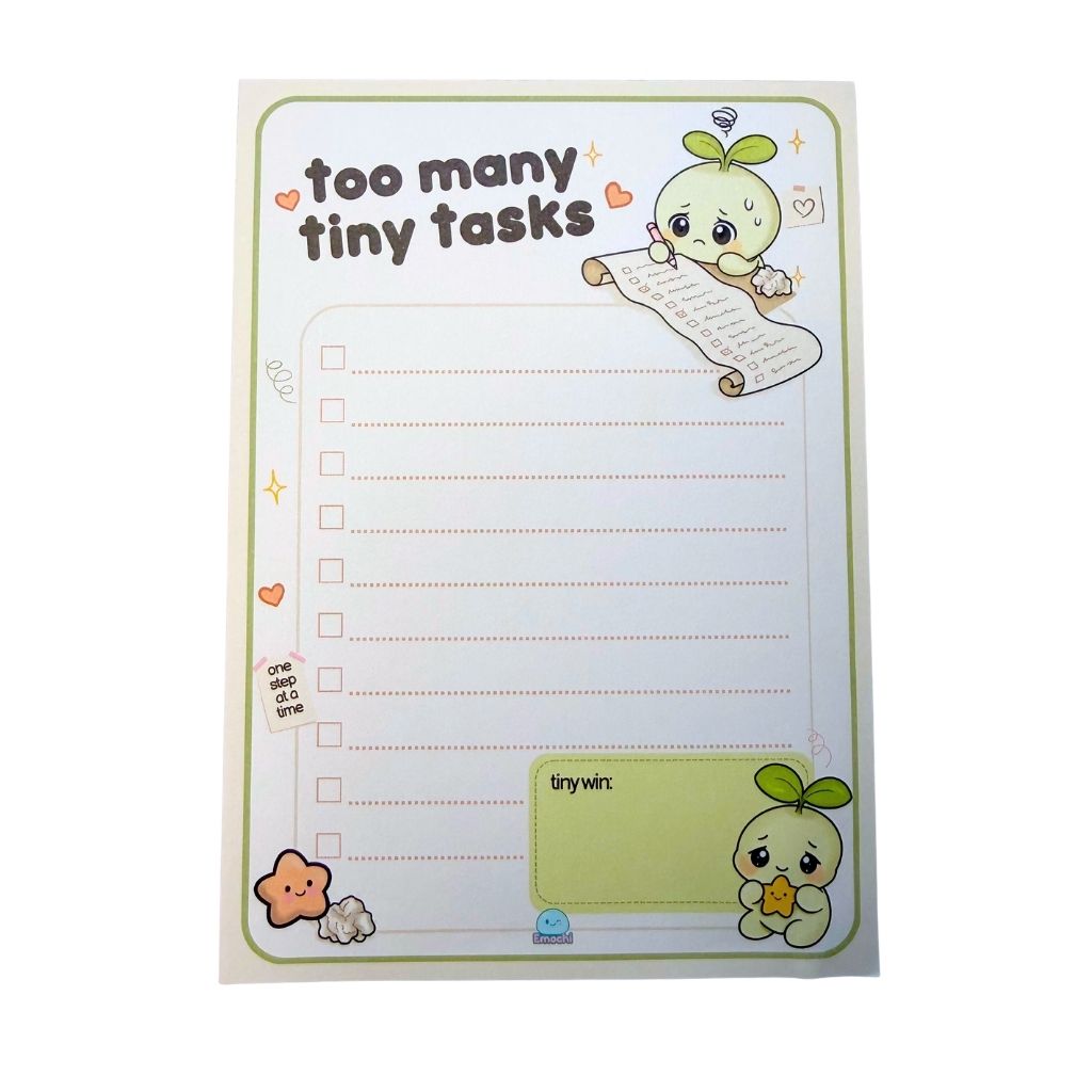 Too Many Tiny Tasks - Notizblock A6
