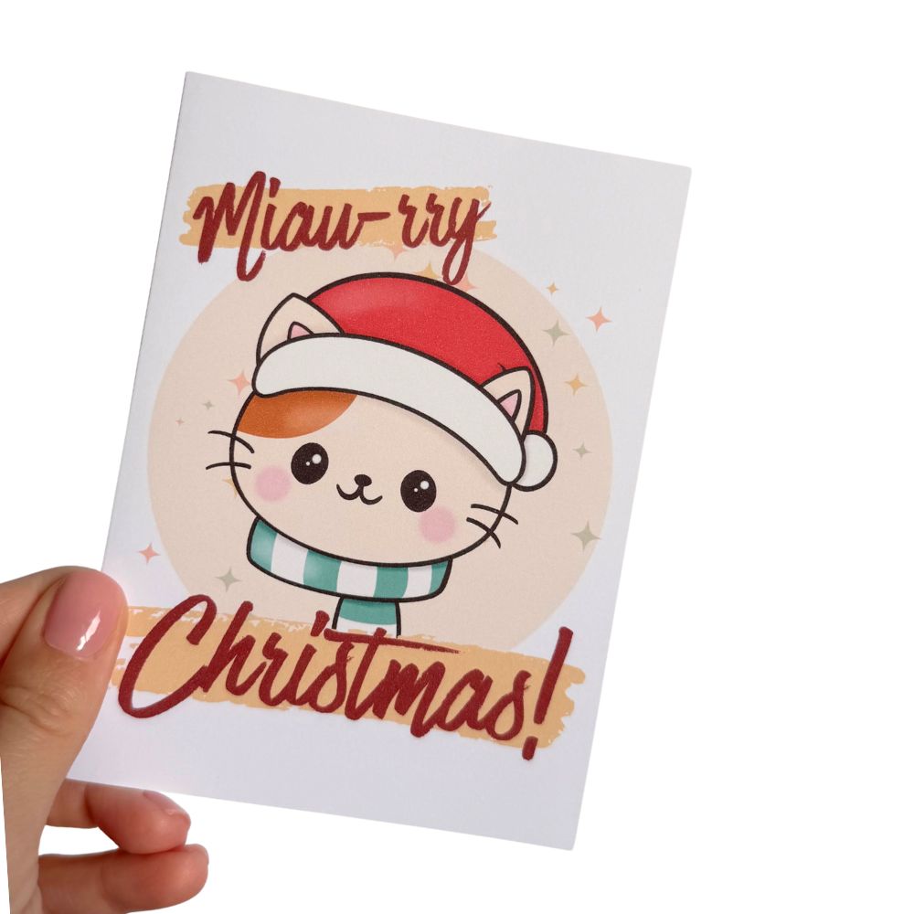 Cozy Chibi Christmas Grußkarten-Set (5er-Pack)