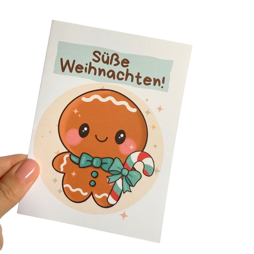 Cozy Chibi Christmas Grußkarten-Set (5er-Pack)