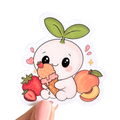 Strawberry Peach Gelato – Vinyl Sticker