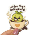 Coffee First  – Vinyl Sticker