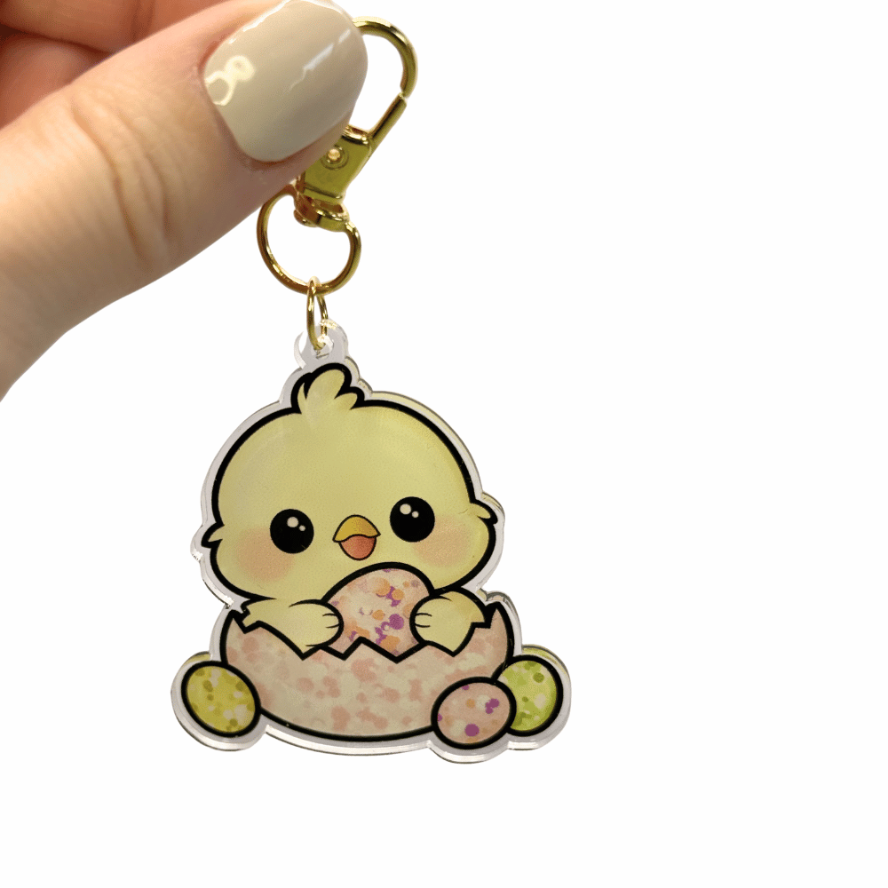 Soft Spring Chicken - Acryl Keychain