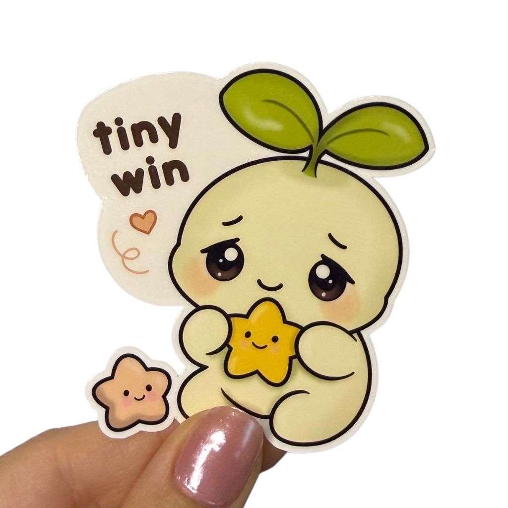 Tiny Win – Vinyl Sticker