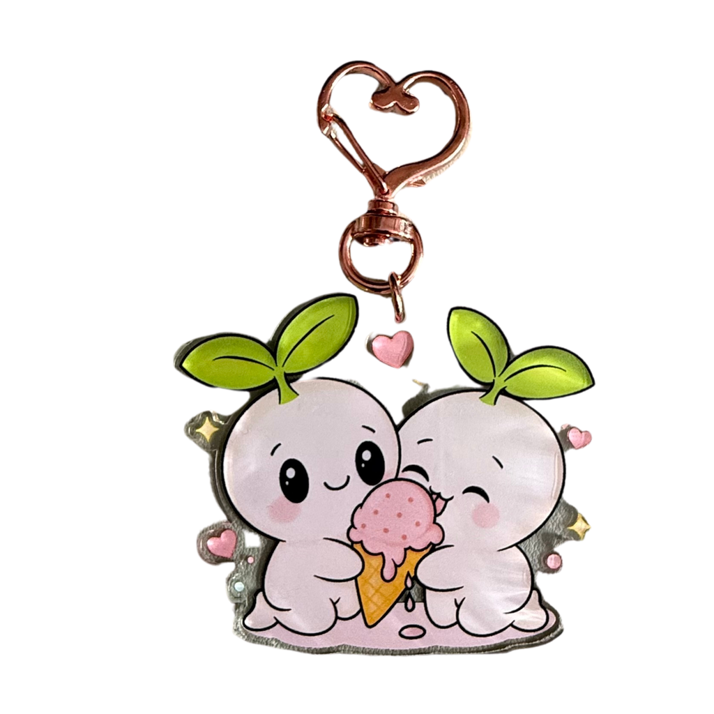 Sharing Gelato - Acryl Keychain