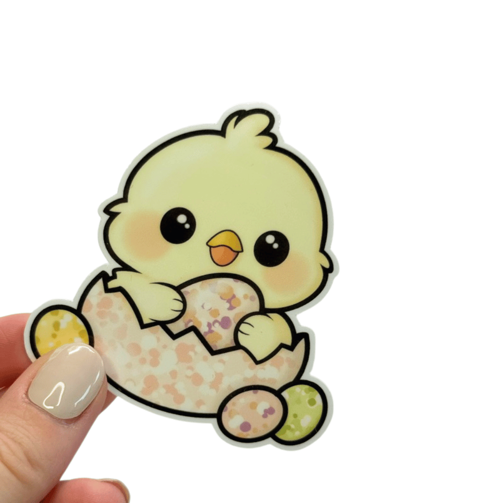 Soft Spring Chicken – Vinyl Sticker
