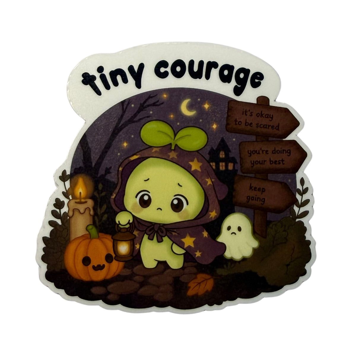 Tiny Courage  – Vinyl Sticker