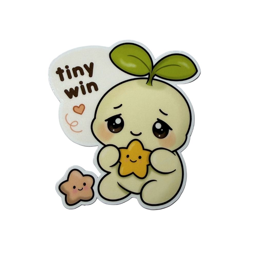 Tiny Win – Vinyl Sticker
