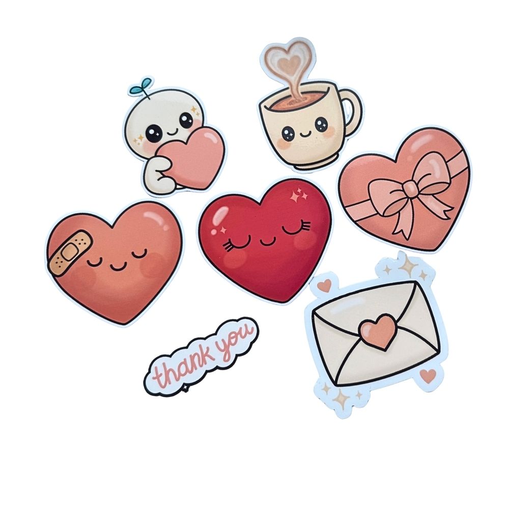 Thankful Hearts - Stickerpack