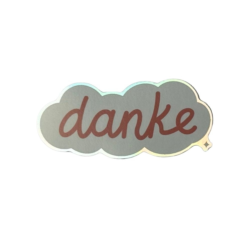 Danke – Holo Sticker