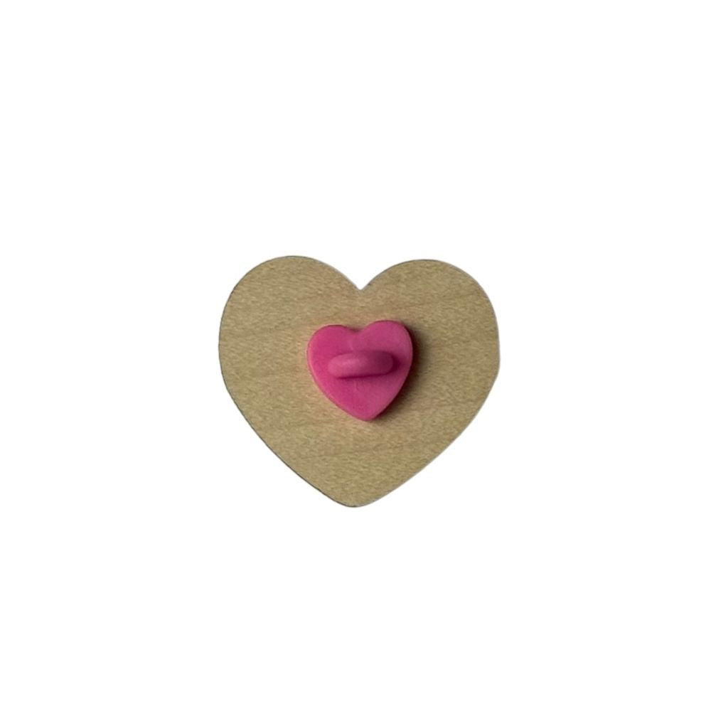 Healing Heart - Holz Pin