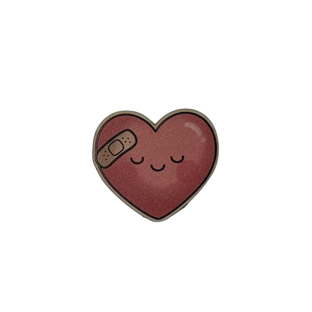 Healing Heart - Holz Pin