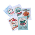 Cozy Chibi Christmas Grußkarten-Set (5er-Pack)