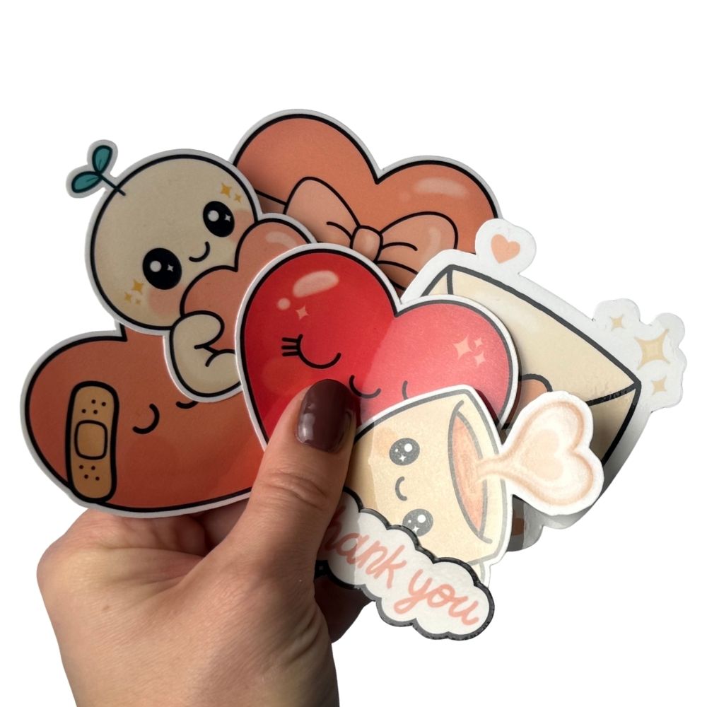 Thankful Hearts - Stickerpack