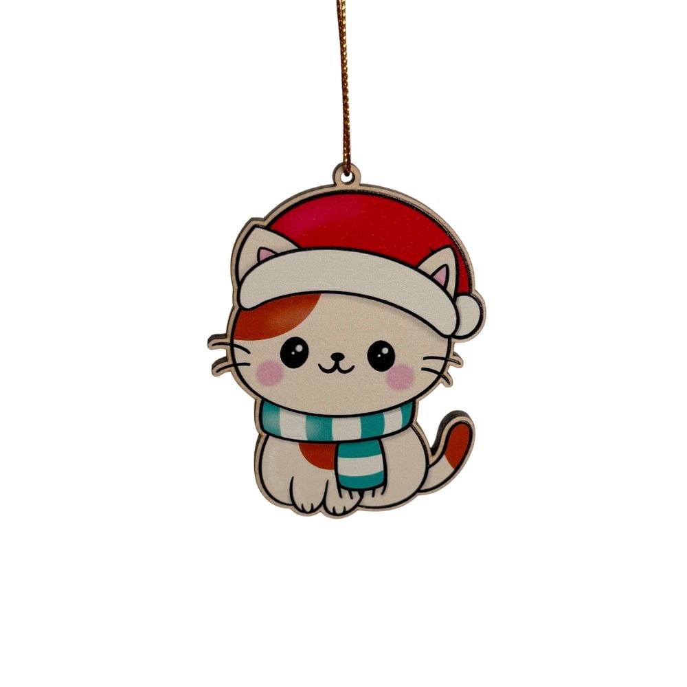 Christbaumanhänger Chibi Cat
