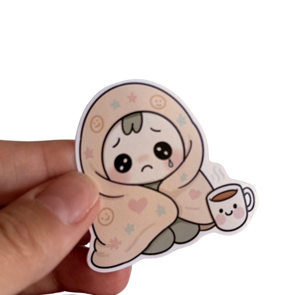 Tired Uwu Sticker