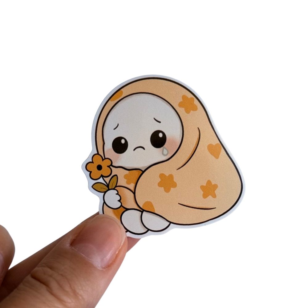 Teary Bloom Sticker