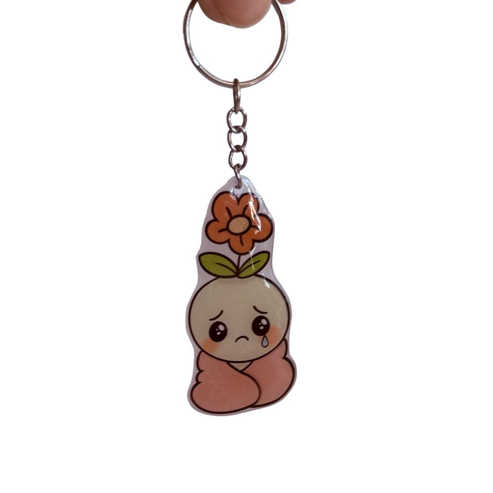 Teary Bloom Sprout Keychain (Handmade Testedition)