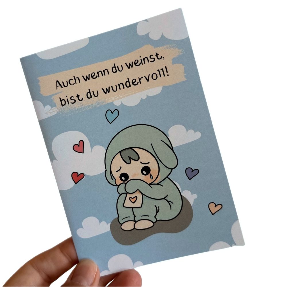 Auch wenn du weinst Grußkarte #002
