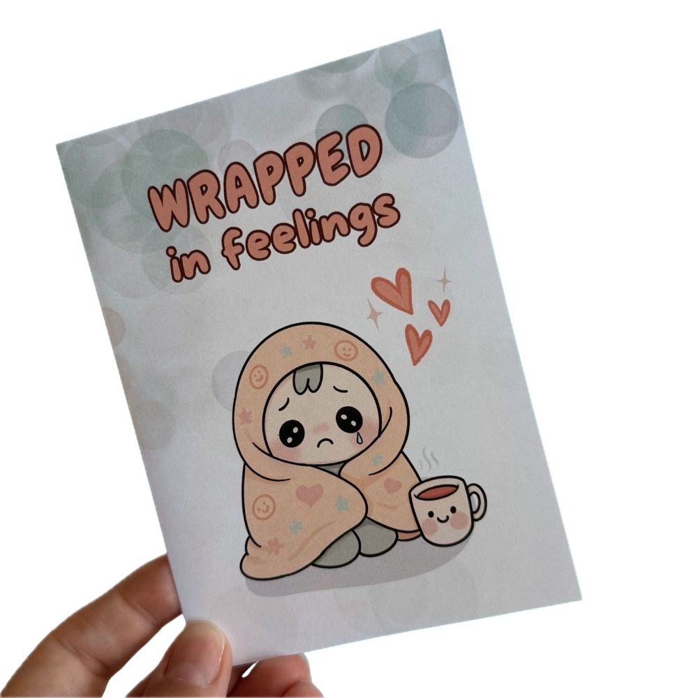 Wrapped in Feelings Grußkarte #001