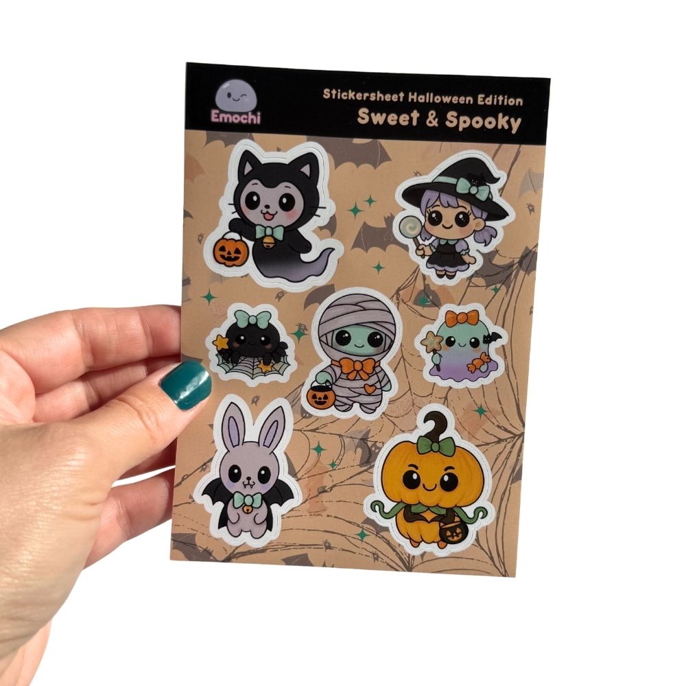 Sweet & Spooky Stickersheet Halloween Edition